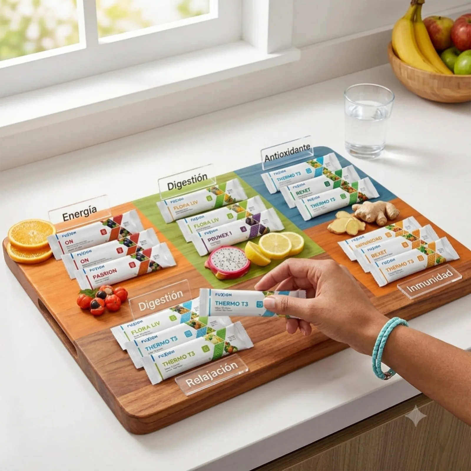 KIT SEMANAL - Enfocada en la Experiencia y Personalización · Limpieza de Productos Fuxion (imagen 2 de 2)