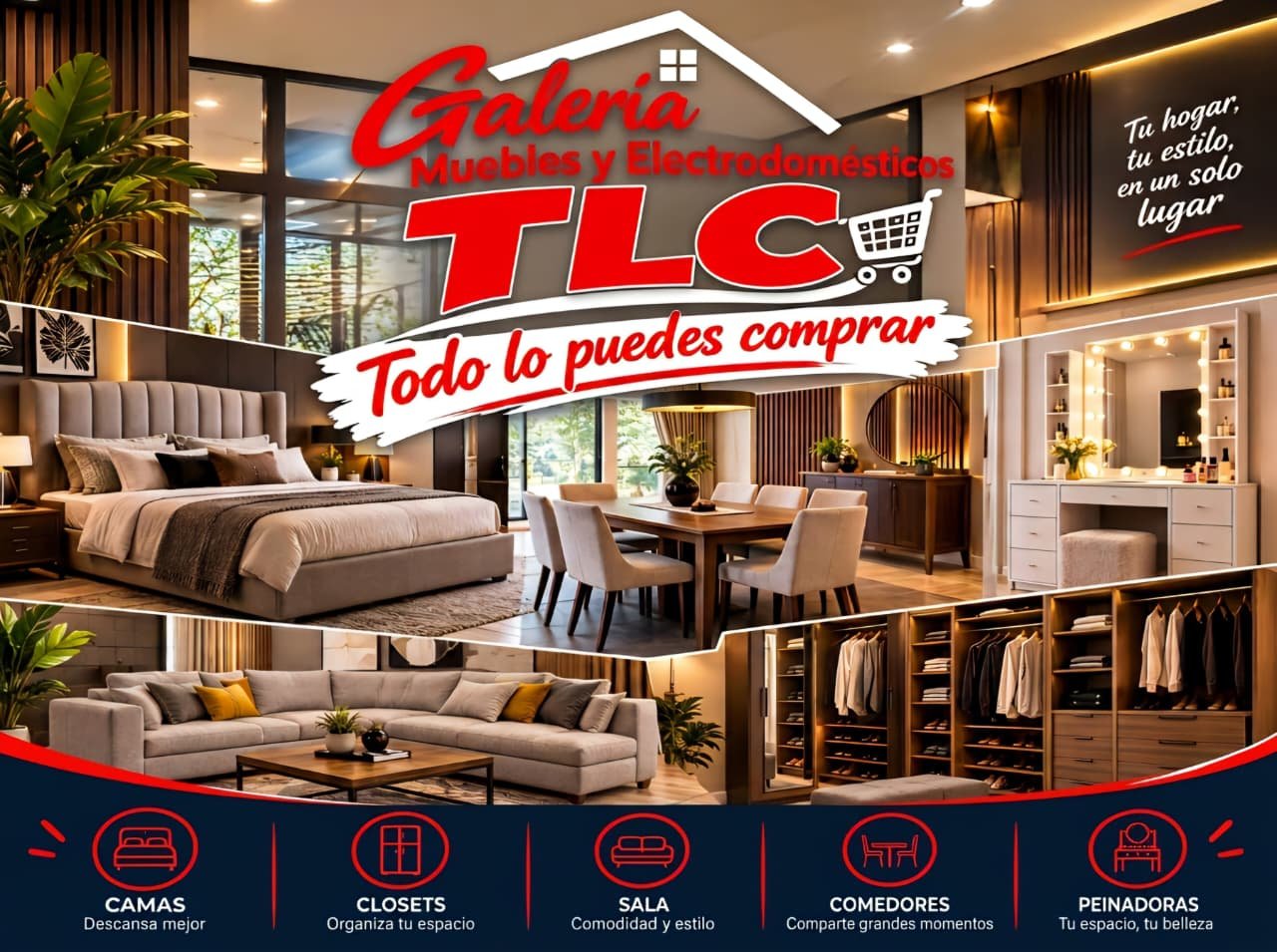 Portada de Galería Muebles y Electrodomésticos T.L.C